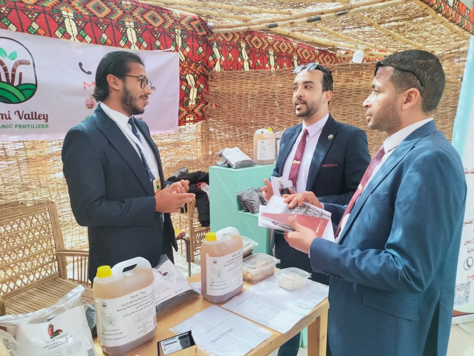 مشاركة Vermi Valley في معرض الوادي الجديد الزراعي 2024